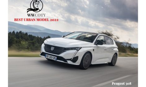 La nouvelle PEUGEOT 308, Women’s World Car of the Year 2022 dans la catégorie des Véhicules Urbains